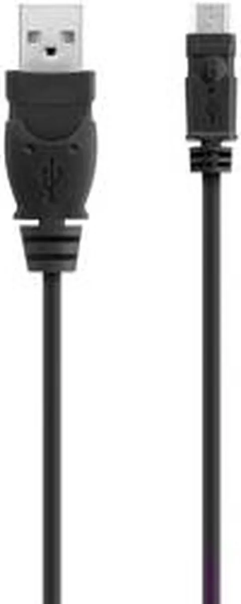 Belkin F3U151cp0.9M-P USB-kabel 0,9m Micro-USB - 2 Stuks - Zwart