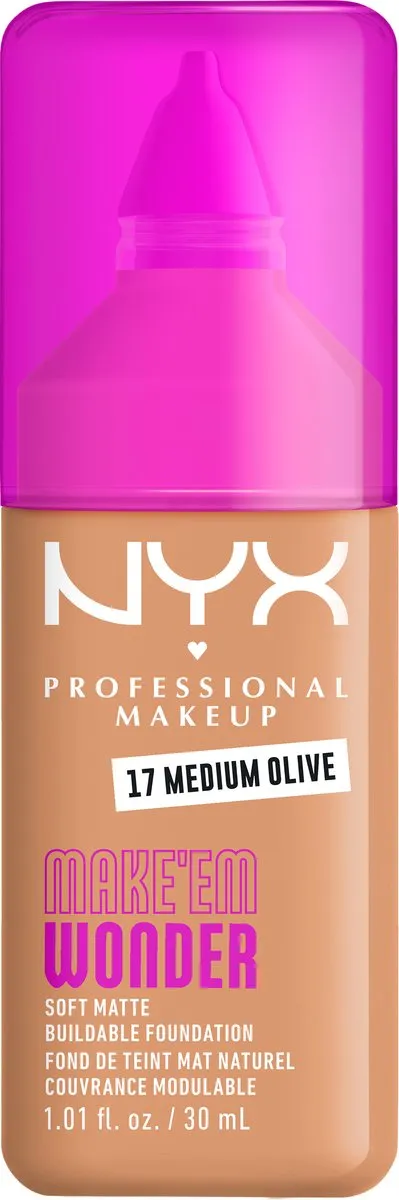 NYX Make 'EM Wonder Foundation Medium Olive