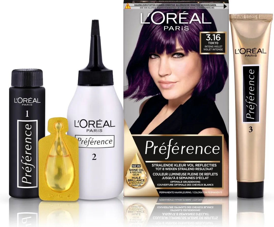 L'Oréal Paris Préférence Classic 3.16 Haarverf - Intens Violet - afbeelding 6 van 6