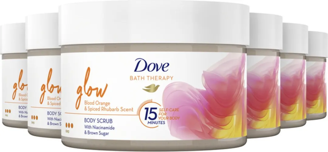 Dove Body Scrub Glow Blood Orange