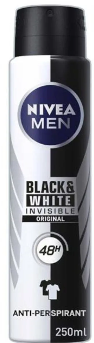 NIVEA Men Black & White Invisible Deo Spray 250ml