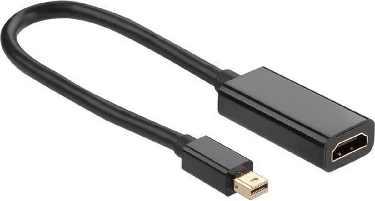 Ugreen Mini DisplayPort naar HDMI Kabel - Vrouwelijk - Zwart
