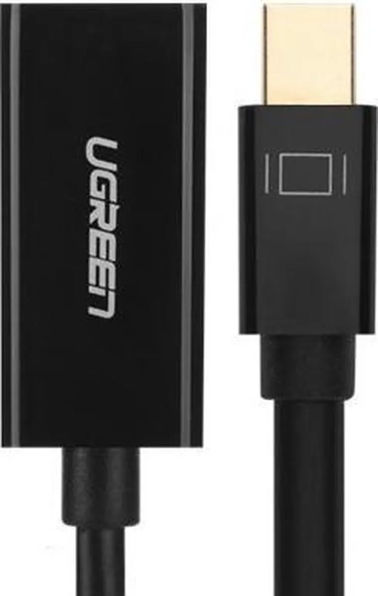 Ugreen Mini DisplayPort naar HDMI Kabel - Vrouwelijk - Zwart