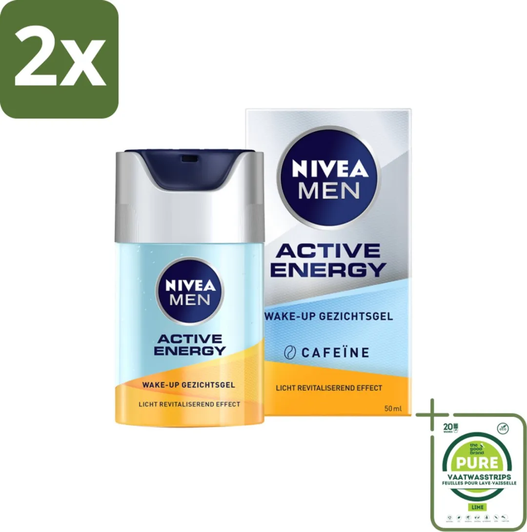 NIVEA MEN Active Energy Wake-up Gezichtsgel 100ml