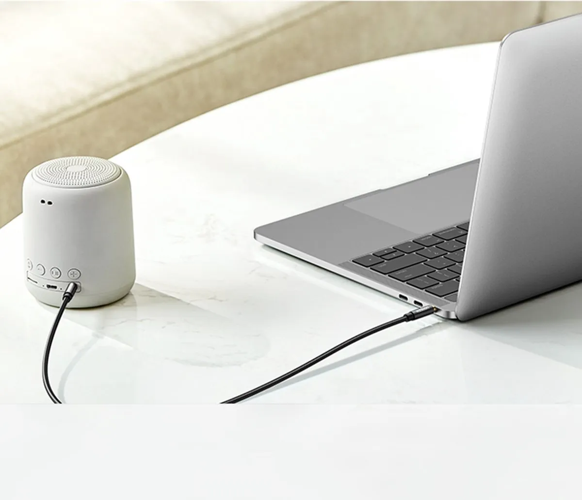 UGREEN Audiokabel 3,5mm Mini-Jack 2m - Zwart