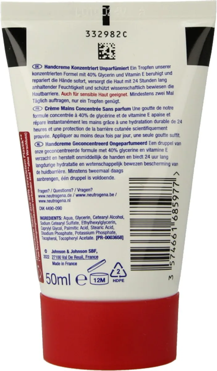 Neutrogena Handcrème Ongeparfumeerd 50ml