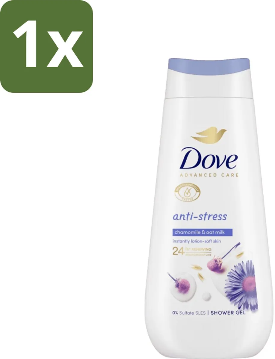 Dove Douchecrème Anti-Stress Kamille & Havermelk 225ml