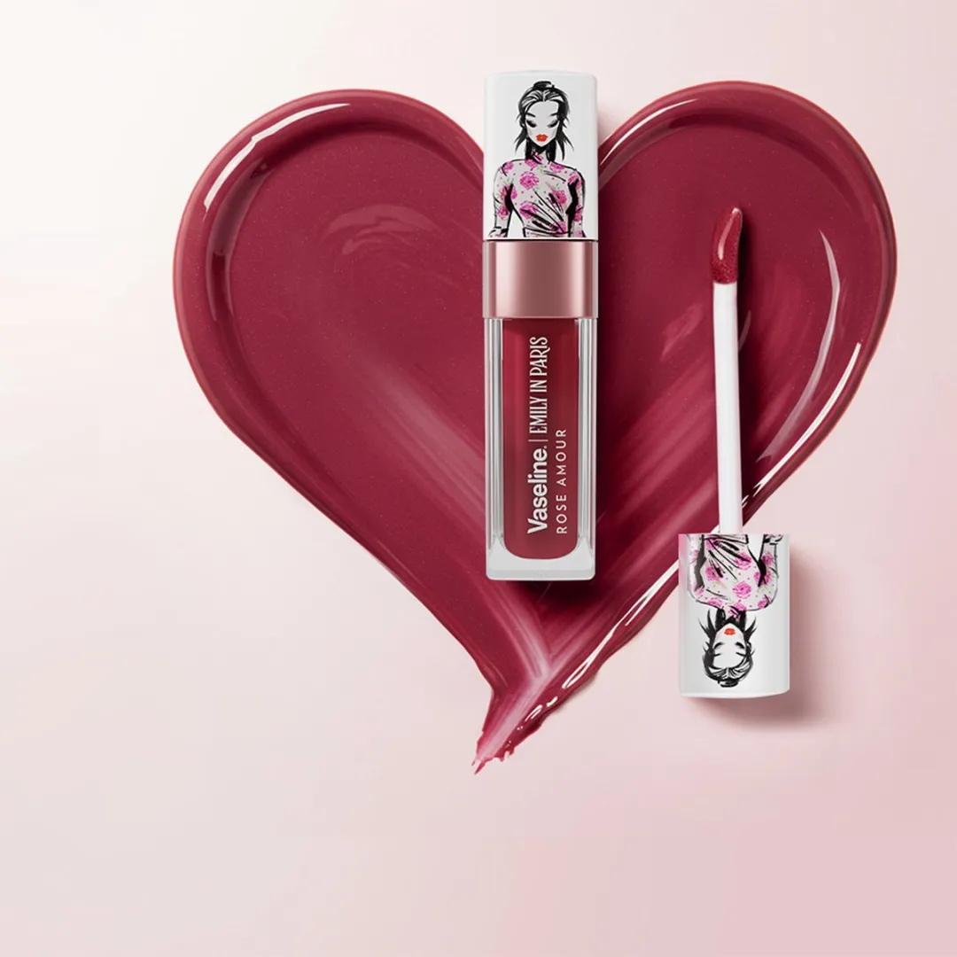 Vaseline x Emily in Paris Lip Oil Rose Amour - 2x4g