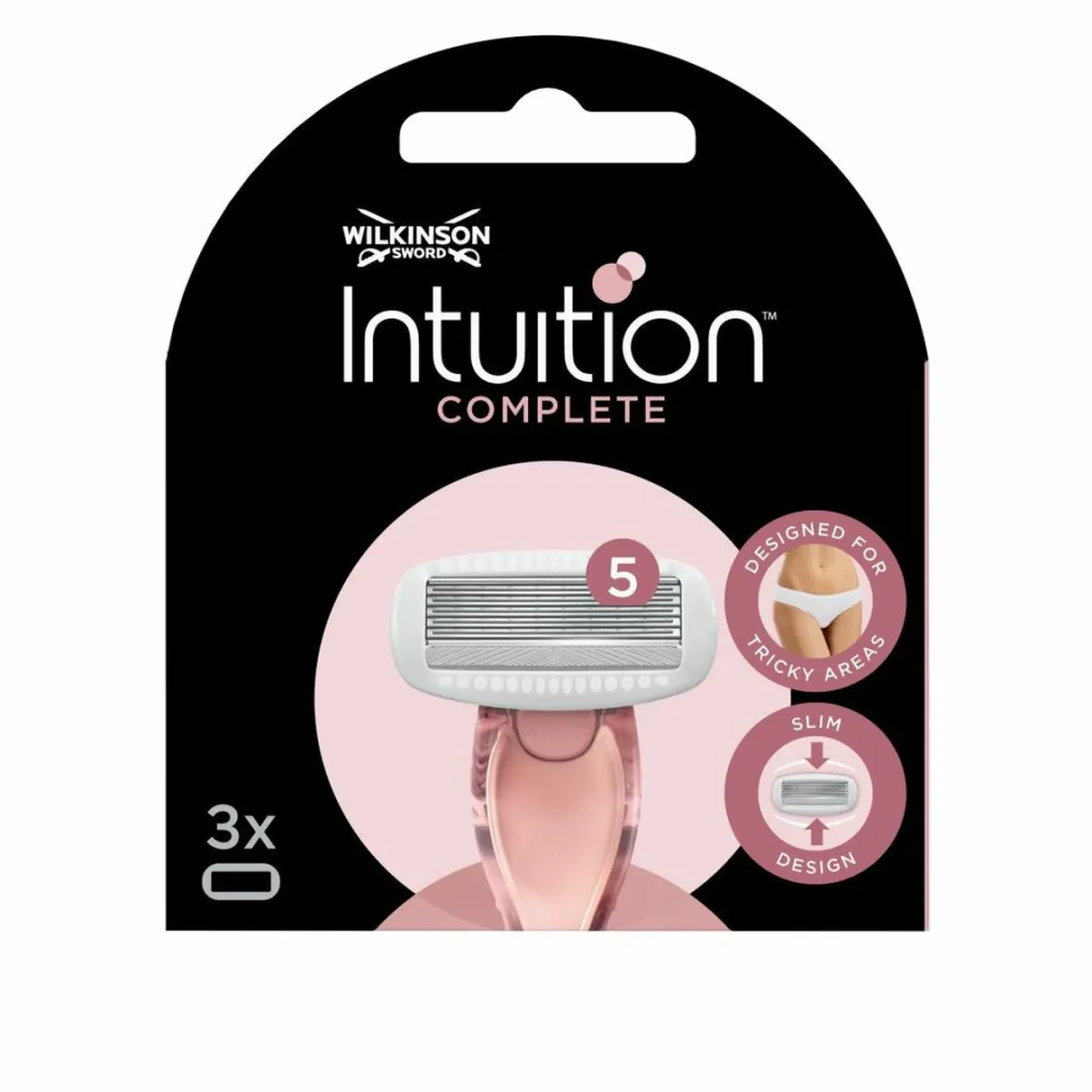 Wilkinson Sword Intuition Complete Navulmesjes - 3 Stuks - 5x Roze