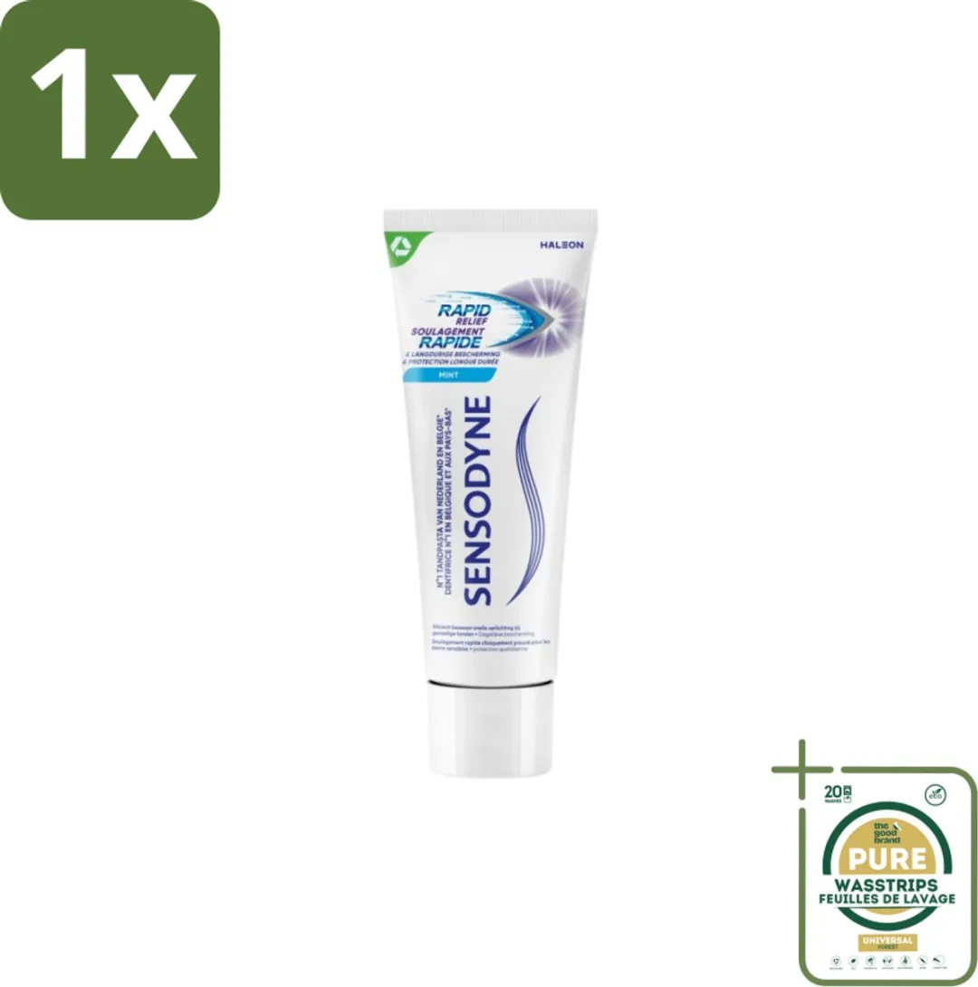 Sensodyne Rapid Relief Whitening Tandpasta 75ml