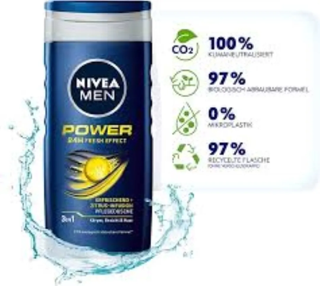 NIVEA Douche For Men Power Fresh 250ml