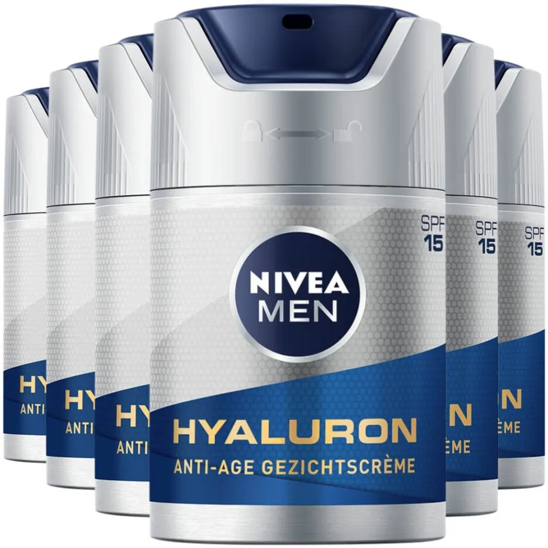 NIVEA Men Anti-Age Hyaluron Gezichtcrème SPF 15 - 300ml - afbeelding 6 van 6