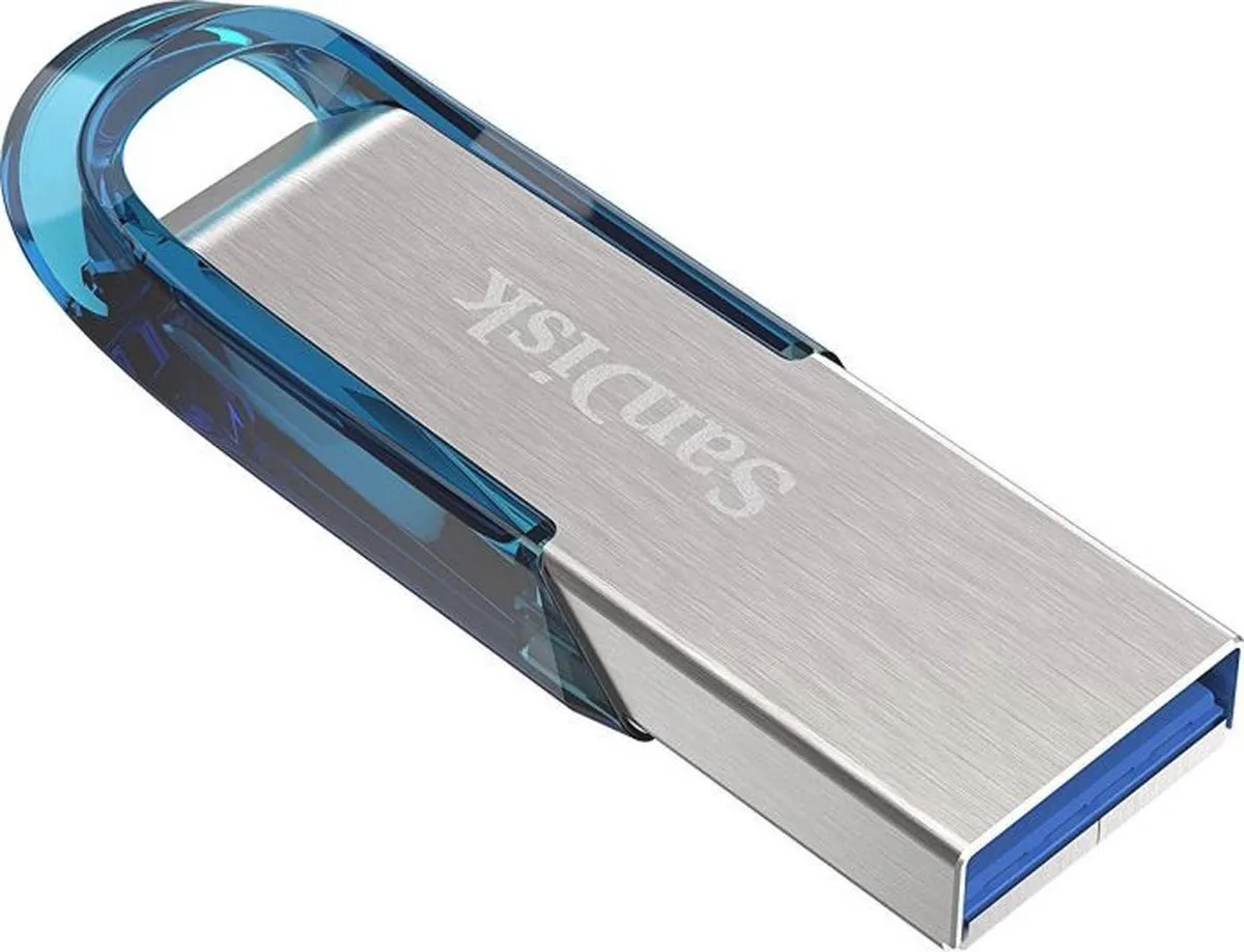 SanDisk Ultra Flair SDCZ73-064G-G46B USB-Stick 64GB - Blauw