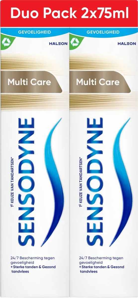 Sensodyne Multi Care Tandpasta Gevoelige Tanden - Duo Pack 2x75ml