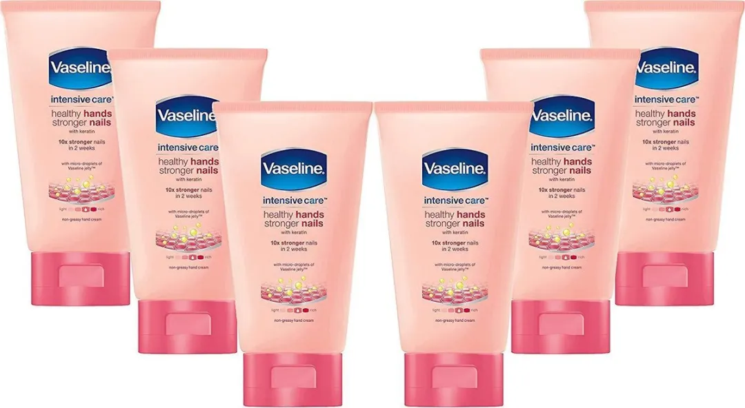 Vaseline Hand & Nail Crème Tube 6x75ml