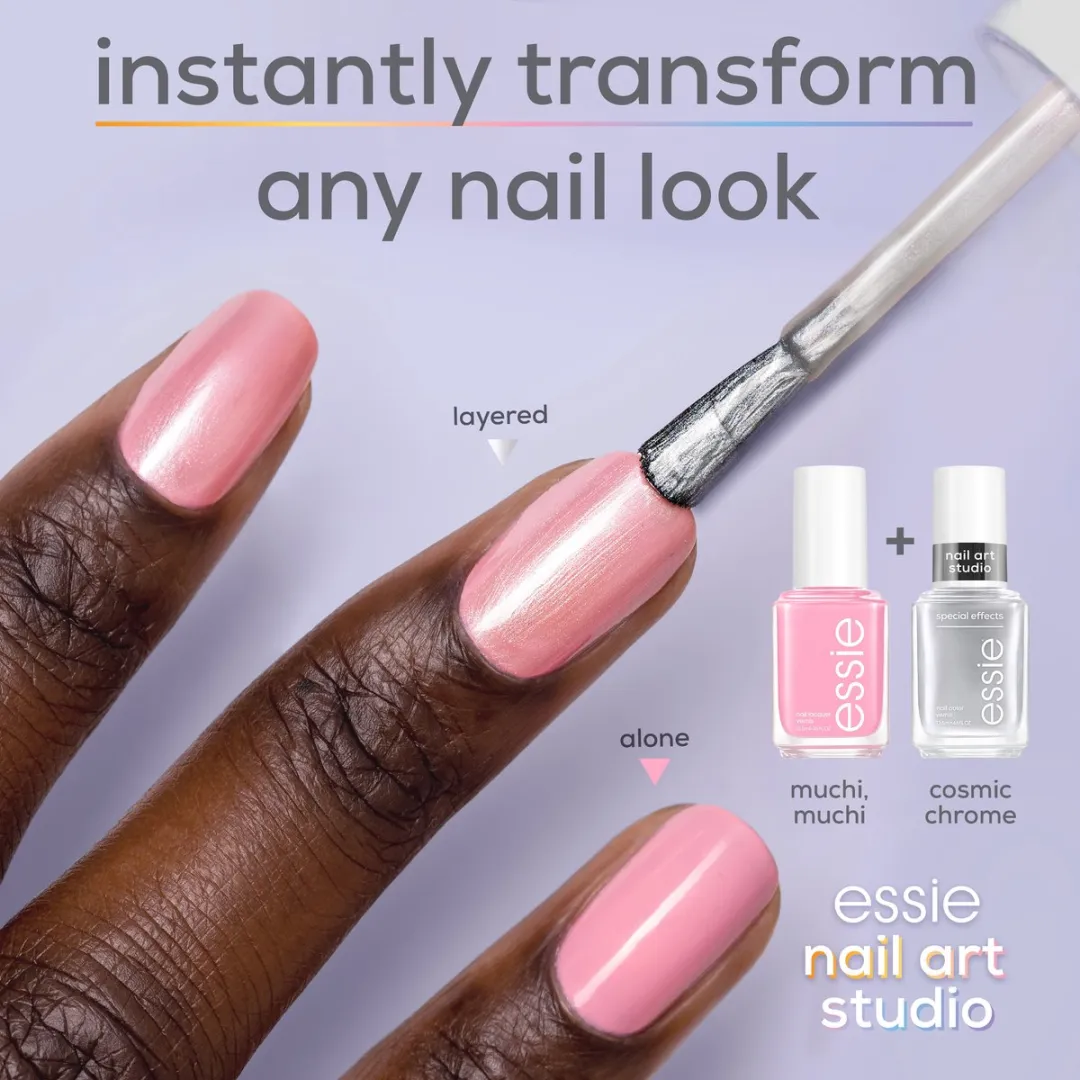 essie Nail Art Studio Cosmic Chrome Zilver 13.5ml