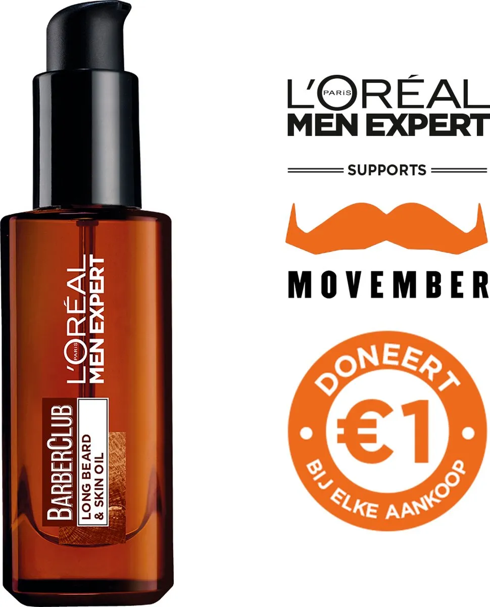 L'Oréal Paris Men Expert BarberClub Baardolie 6x30ml