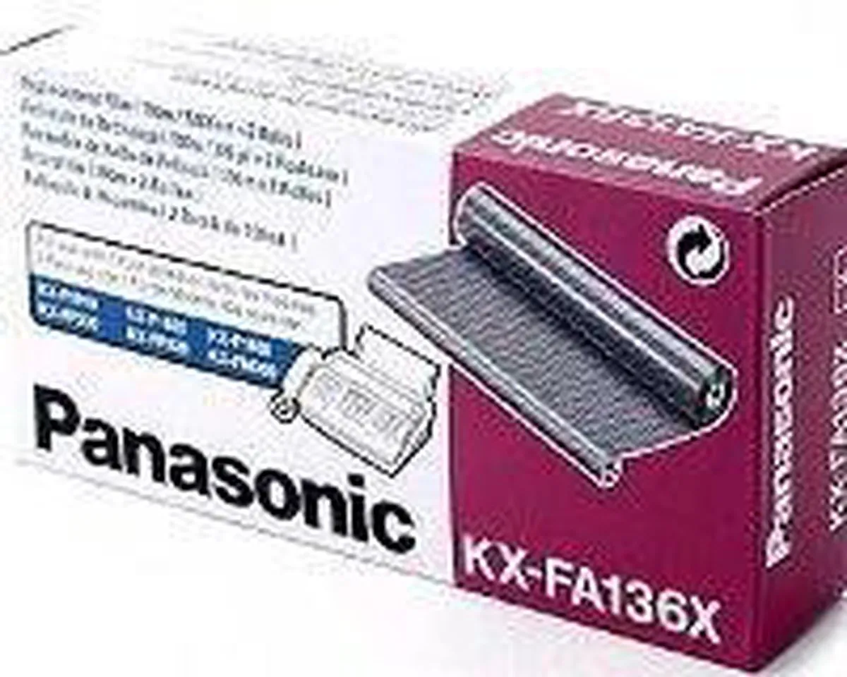 Panasonic KX-FA136X Faxlint - 2 Stuks - Zwart