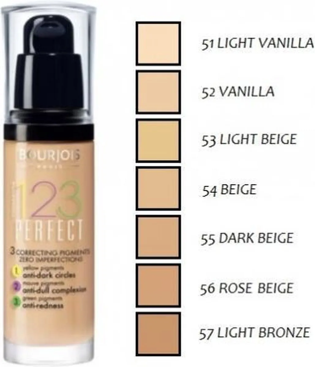 Bourjois Fond de Teint 123 56 Beige rosé - 30ml