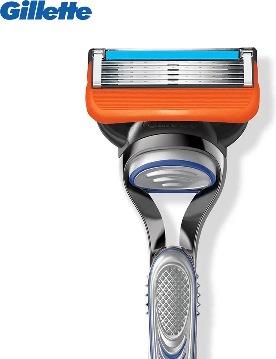 Gillette Fusion5 Scheermesjes 8 Stuks - Zwart/Oranje