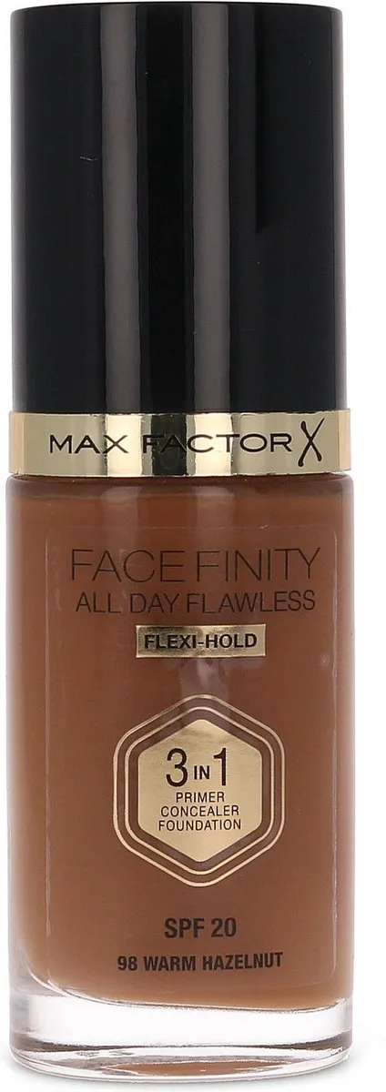 Max Factor Facefinity Foundation 98 Warm Hazelnut 30ml