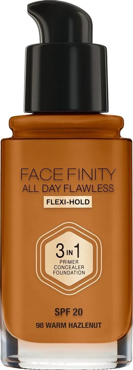 Max Factor Facefinity Foundation 98 Warm Hazelnut 30ml