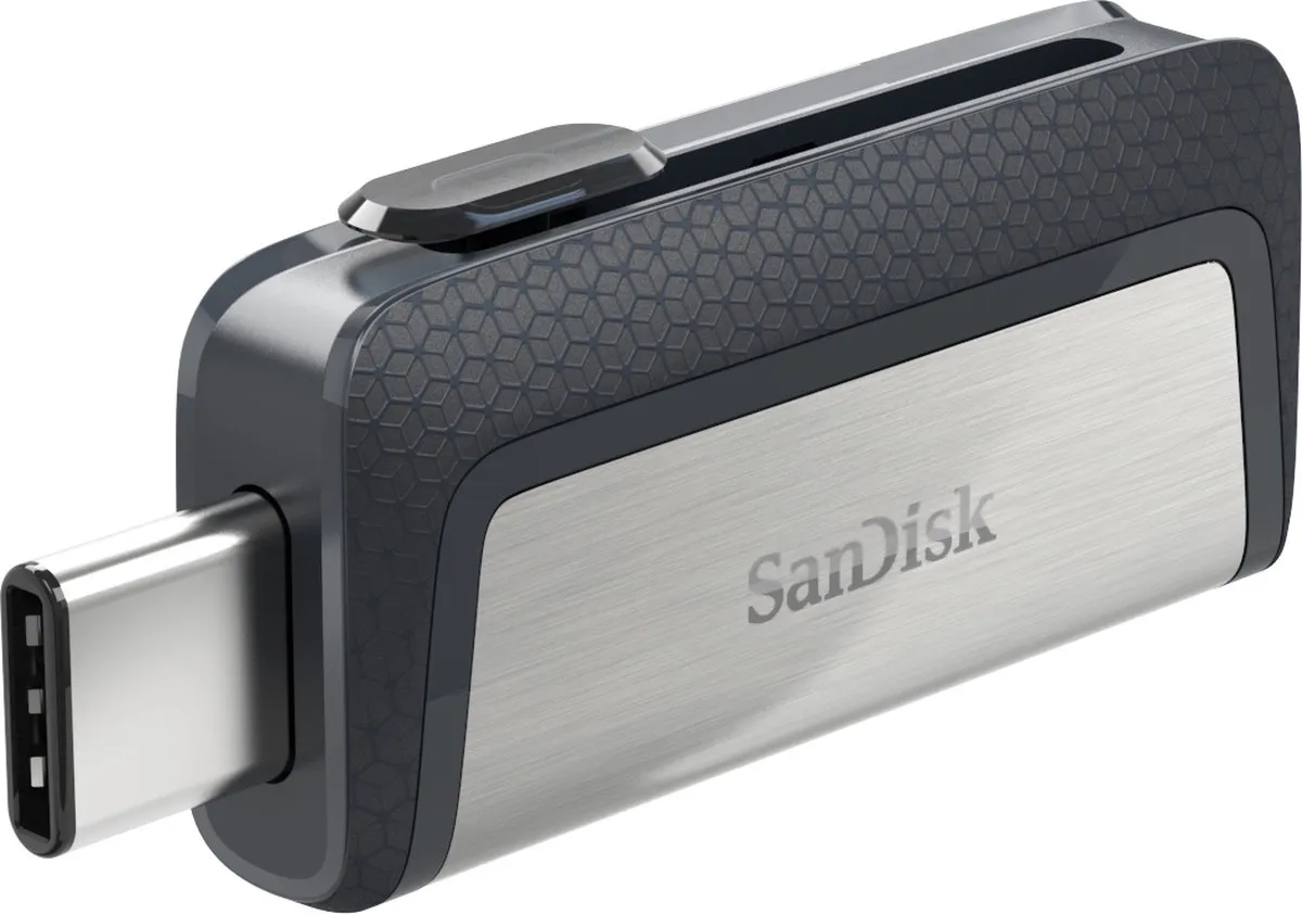 SanDisk Ultra Dual USB Type-C SDDDC2-128G-G46 USB Stick 128GB - Aluminium