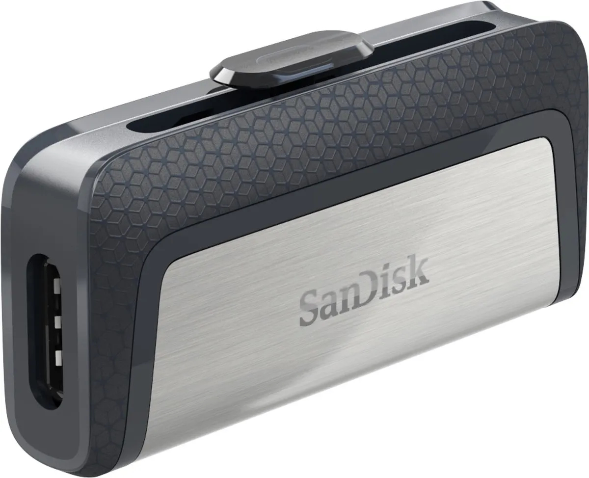SanDisk Ultra Dual USB Type-C SDDDC2-128G-G46 USB Stick 128GB - Aluminium