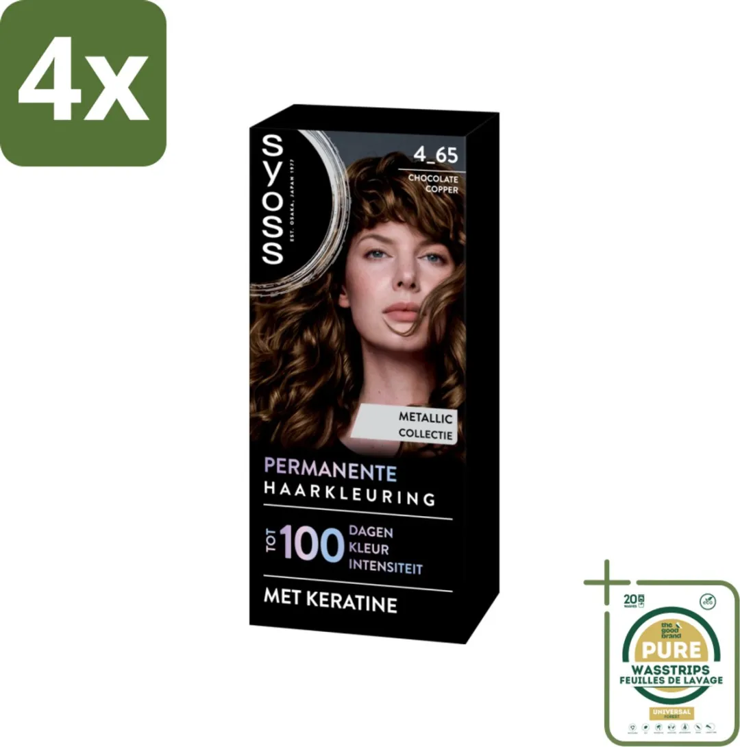SYOSS Permanent Haarkleuring 4-65 Chocolate Copper