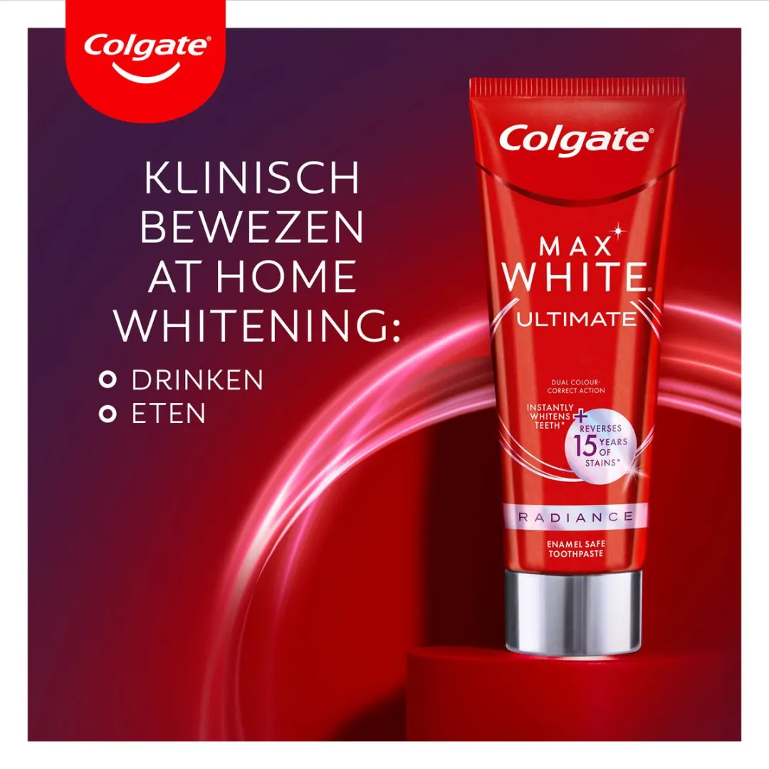 Colgate Max White Ultimate Radiance Tandpasta 75ml