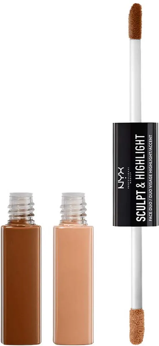 NYX Sculpt & Highlight Face Duo SHFD04 Cinnamon-Peach