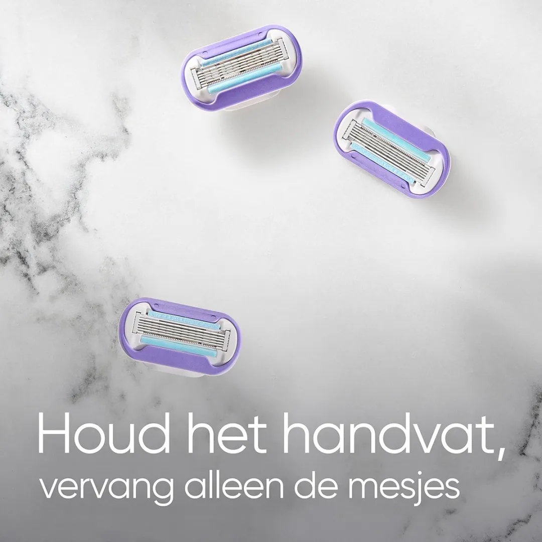 Gillette Venus Deluxe Smooth Swirl Scheermesjes - 8 Stuks - afbeelding 3 van 6