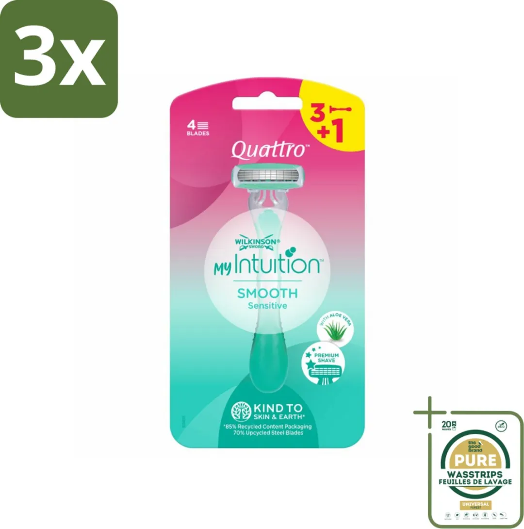 Wilkinson Quattro For Woman Wegwerpscheermesjes 4 Stuks