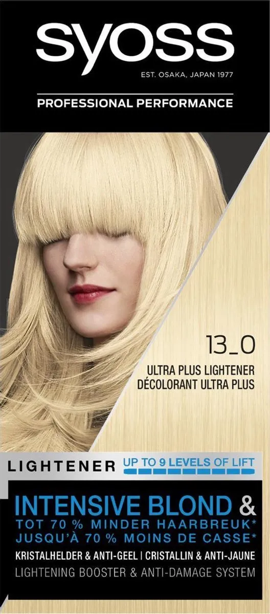 SYOSS Ultra Plus Lightener 115ml - 18 Stuks - Extra Licht Blond