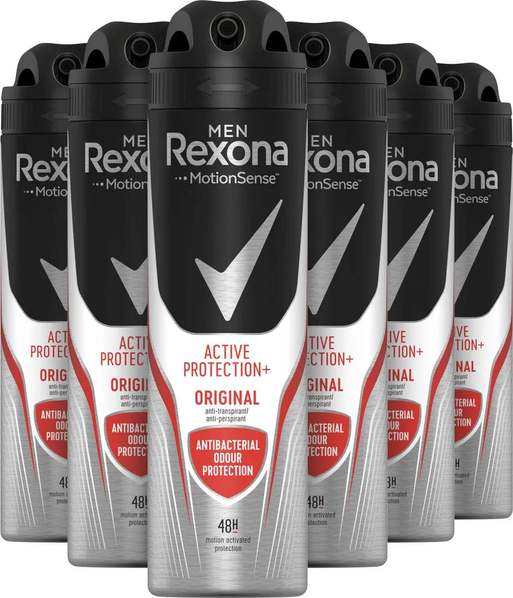 Rexona Men Anti-Transpirant Spray Active Protection+ Original 6x150ml