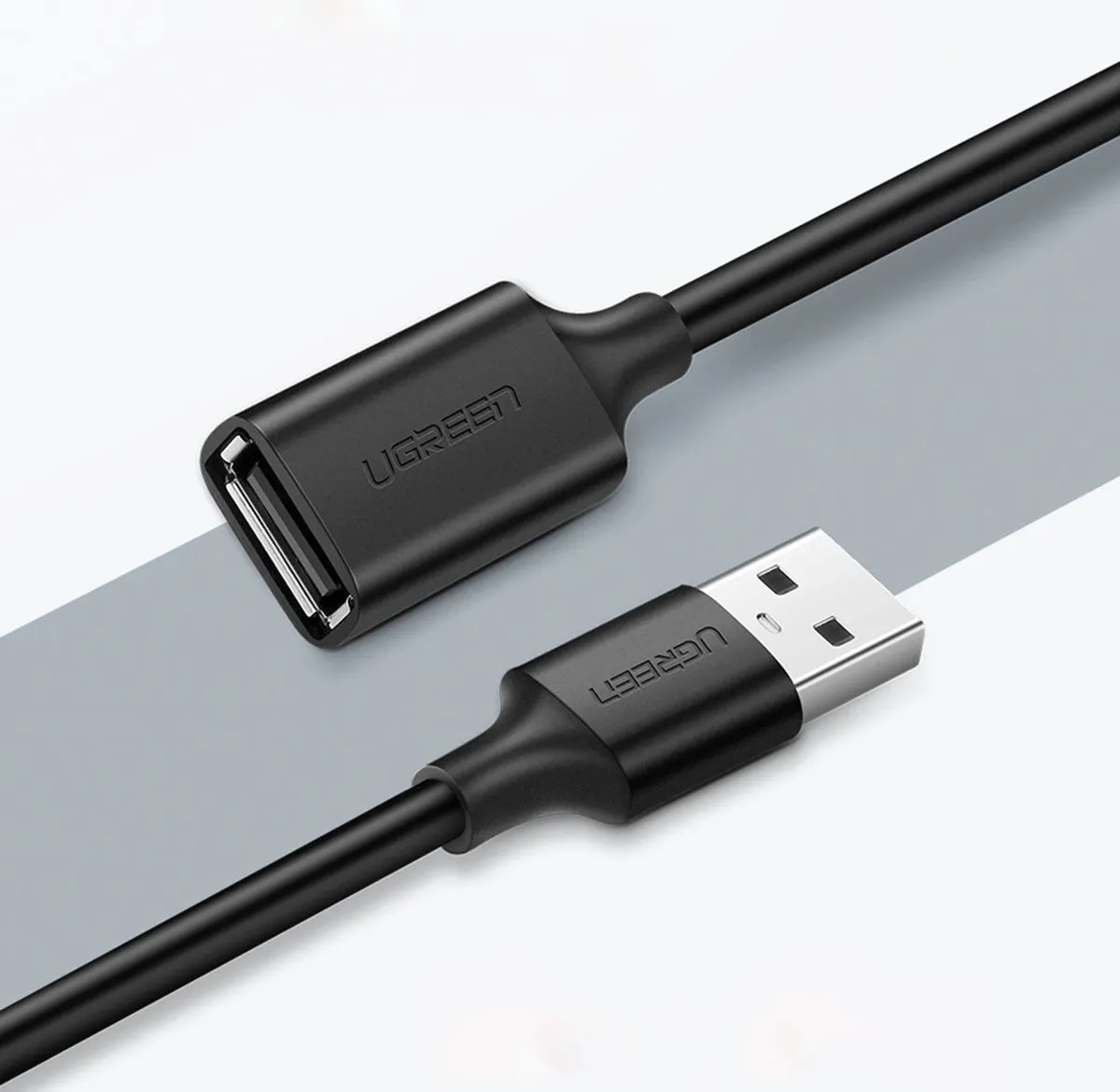 Ugreen US103 USB Verlengkabel 2.0 3m - Zwart