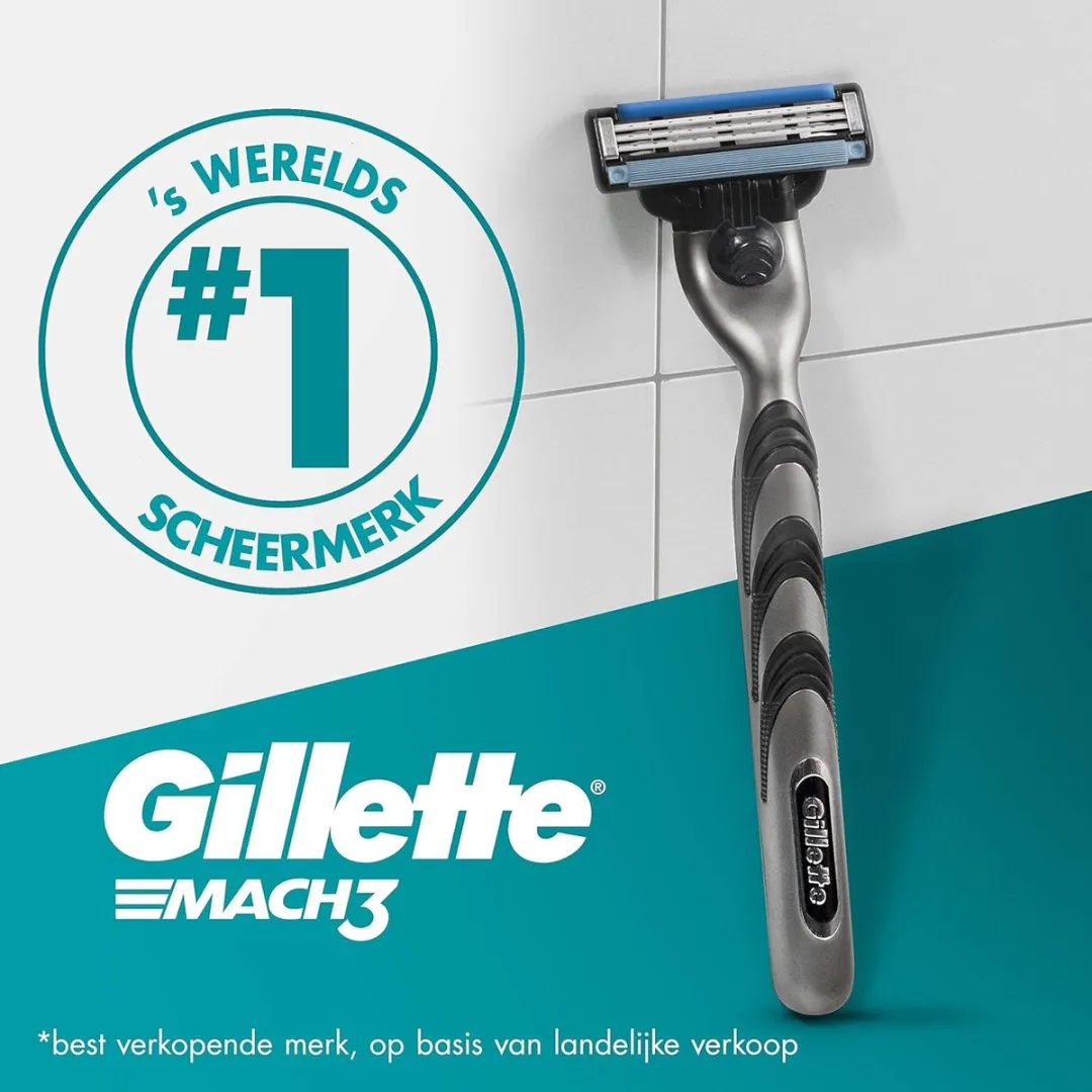 Gillette Mach3 Scheermesjes 14 Stuks - Pro Sensitive Scheerschuim 175ml