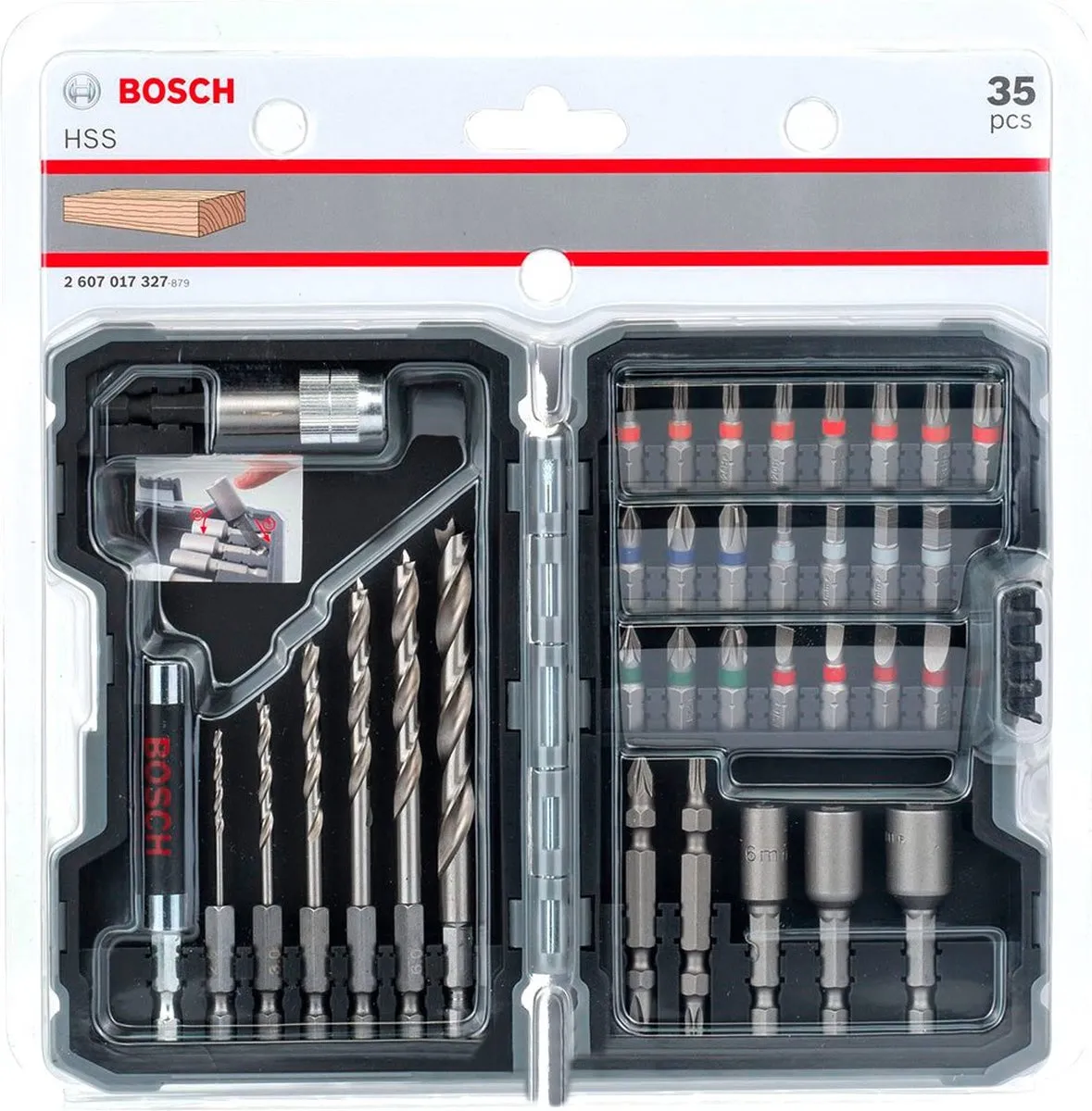 Bosch Bit- en Borenset 35-delig - Hout - afbeelding 6 van 6