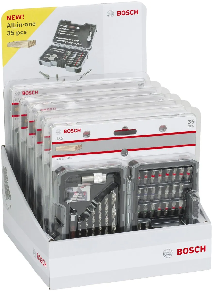 Bosch Bit- en Borenset 35-delig - Hout