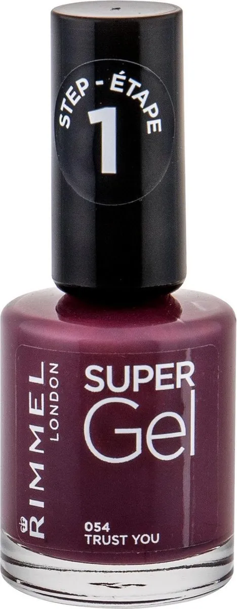 Rimmel London SuperGel Nagellak 12ml - Black Obsession