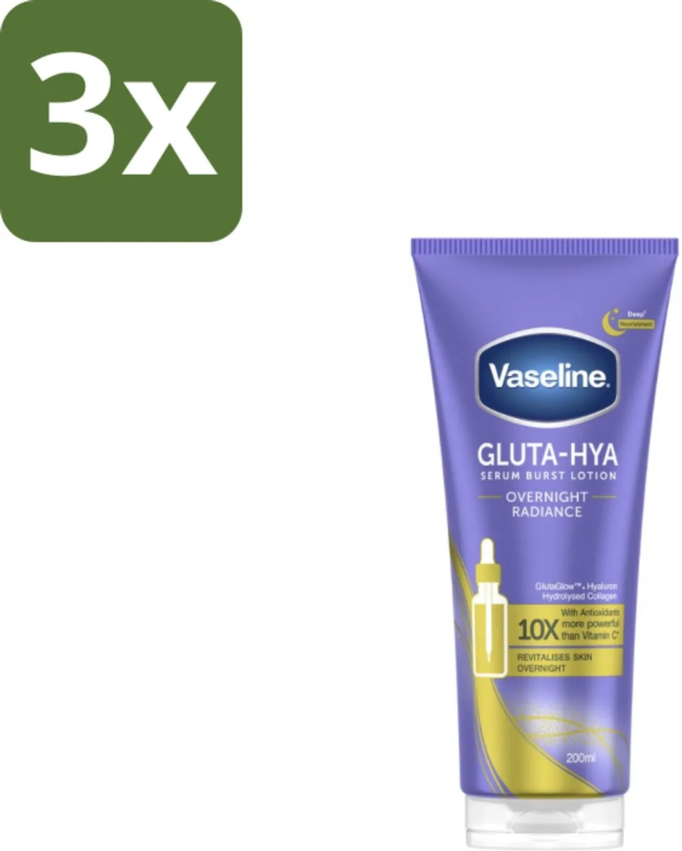 Vaseline Gluta-Hya Overnight Radiance Serum 200ml