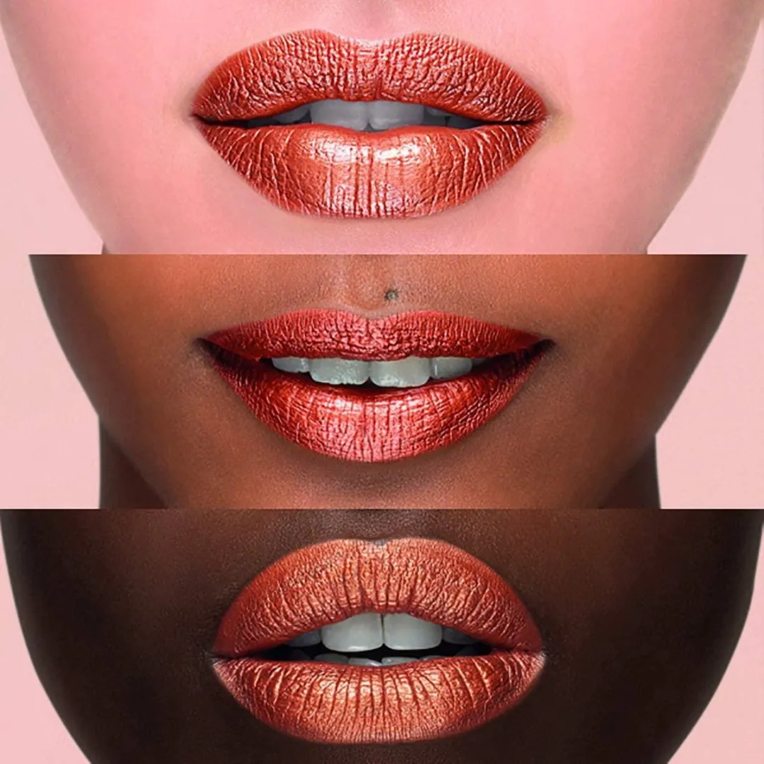 L'Oréal Paris Rouge Signature Metallic Lipstick 202 I Hypnotize - Brons