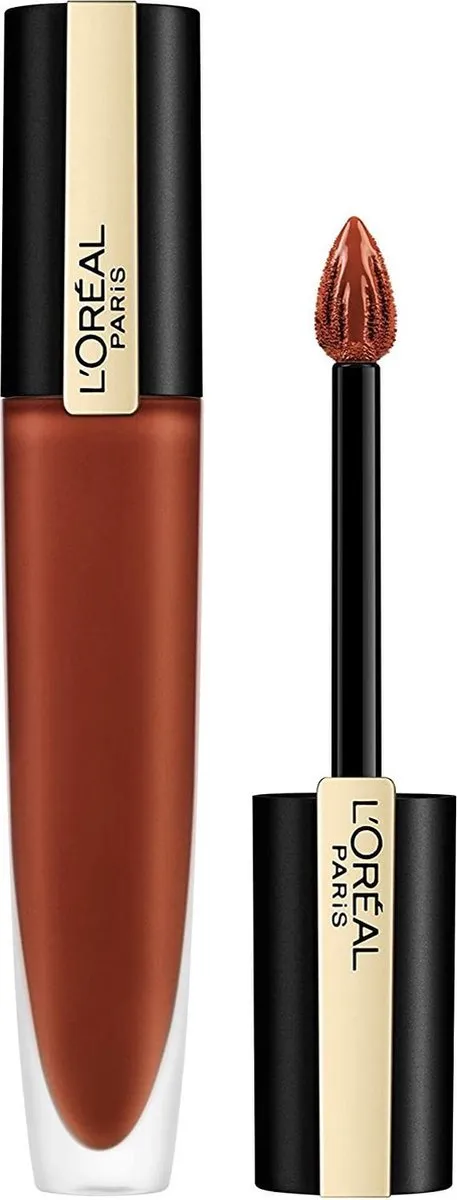 L'Oréal Paris Rouge Signature Metallic Lipstick 202 I Hypnotize - Brons