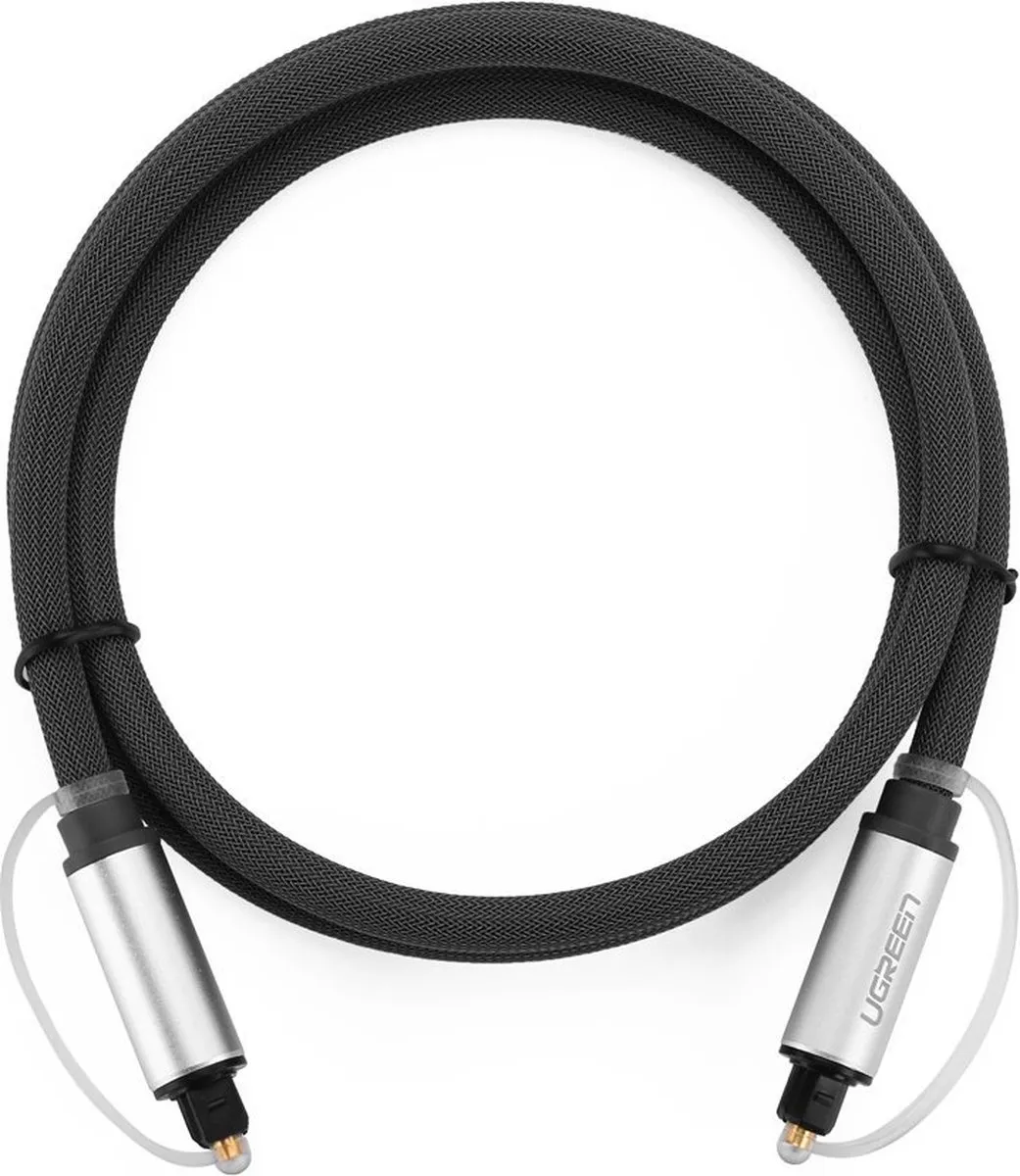 UGREEN 1M Toslink Optische Audiokabel - Zwart