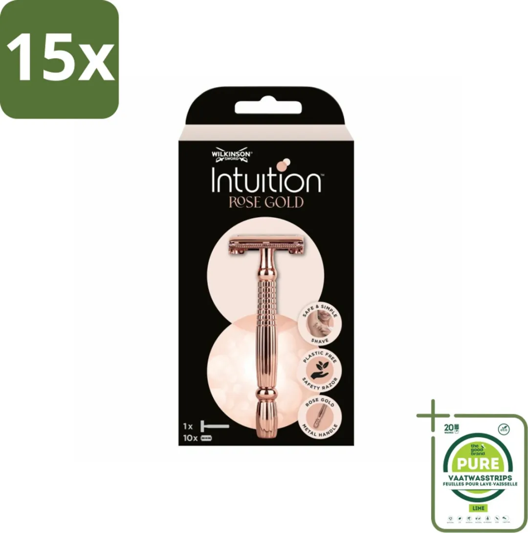 Wilkinson Sword Intuition Rose Gold Luxe Scheermes