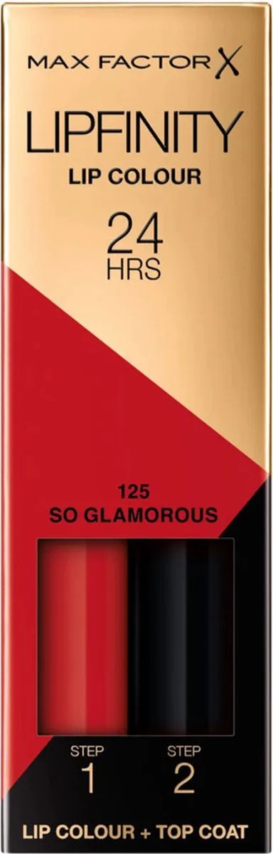 Max Factor Lipfinity Lippenstift 125 So Glamorous - 4ml