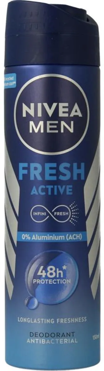 NIVEA MEN Fresh Active Deodorant Spray 150ml - afbeelding 6 van 6