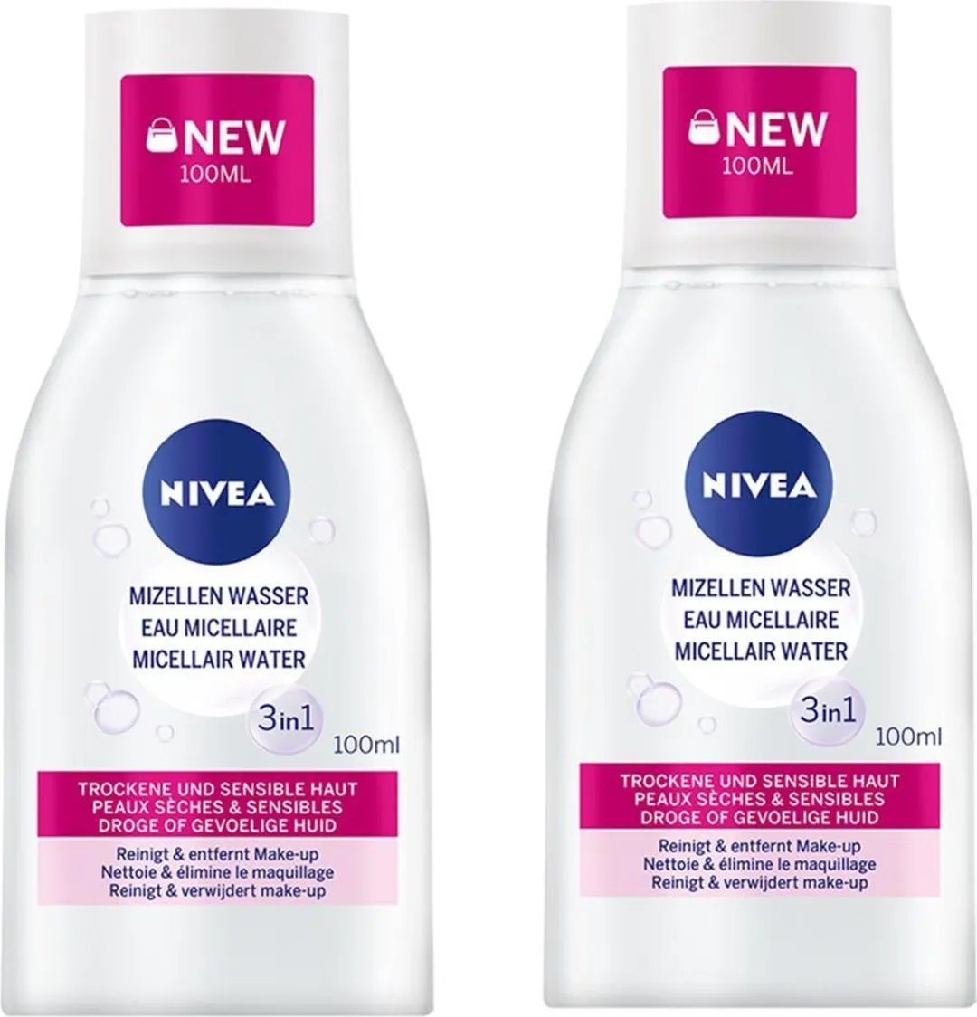 NIVEA Mizellen Water Voordeelbox 2x100ml