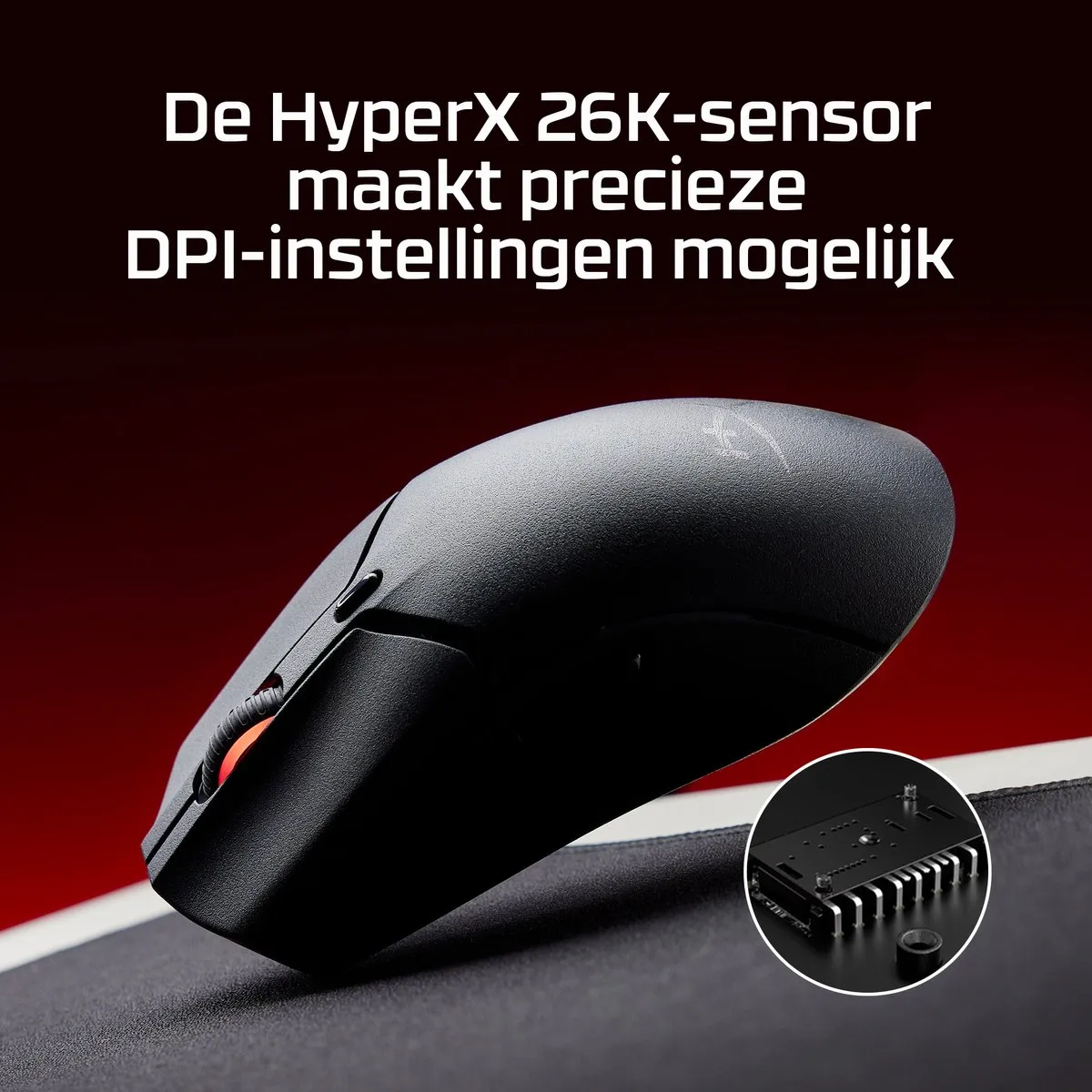 HyperX Pulsefire Haste 2 Mini - draadloze gaming muis (zwart)