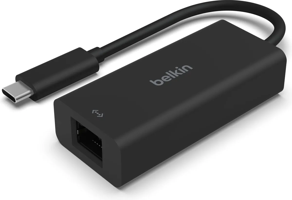 Belkin USB-C 2.5Gb Ethernet Adapter INC012btBK - Zwart - afbeelding 6 van 6